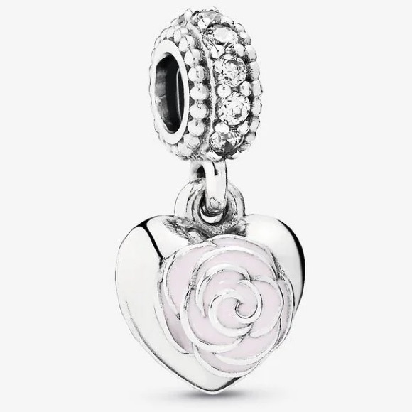 Pandora Mother's Rose Dangle Charm - Picture 1 of 5